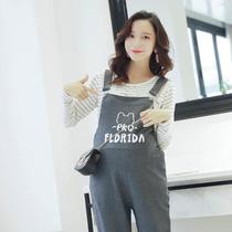 Pregnant Woman Back With Pants Spring Autumn 2022 Fashion New Fashion Comfort Cartoon Letters of Spring and Autumn Pregnant Women Tovenant Pants