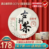 Yunnan Yunfeng high quality Puer tea Lincang Icelandic raw tea 300 years old tree spring tea 357 grams seven-seed cake green cake
