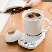 Health preserving pot cup electric saucepan ceramic mini office cooking milk electric heating cup small saucepan automatic electric heating cup