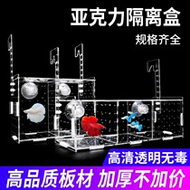 Guppies breeding box fish tank isolation box large incubator box acrylic small fish spawning room fish egg fighting fish separation box