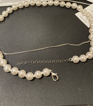 (Wake Vortex) autonomous Maison Margiela faux pearl trend necklace