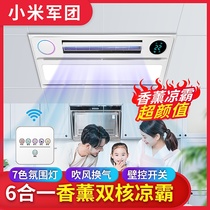 Kitchen Liangba Integrated Ceiling Fan Air Conditioning Embedded Chiller Lighting Two-in-One Cold Ba