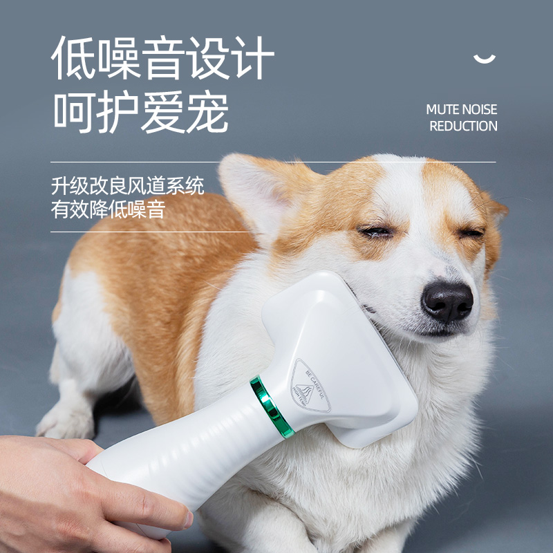 Pet hair dryer Cat and dog hair cleaning beauty comb Cat and dog hair pulling comb Hair blowing comb Electric water blower 
