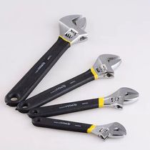 Adjustable wrench touch plastic movable wrench handle wrench hardware tools multi-function wrench active wrench 6-18 inch