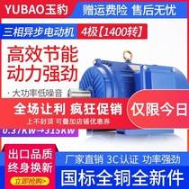 Factory direct YE2-4 pole 0 37-315kw three-phase asynchronous motor National Standard Motor all copper 380V motor
