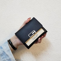 Ins new Korean style small wallet women's short folding simple fashion ladies card bag mini coin purse 30% discount
