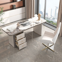 Light luxury Rock board desk Home Office table and chair combination simple modern bedroom desktop with drawer calligraphy computer desk