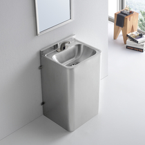 Steel animal husbandry Stainless steel column washbasin Courtyard balcony washbasin One-piece washbasin Outdoor outdoor pool