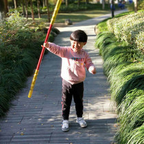 Golden hoop stick childrens toys automatic retractable self-defense stick Gold Stick big plastic