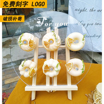 Donuts display rack table table dessert table high-end birthday cake model window snack tea break party