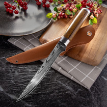 Damascus steel knife deboning knife imported from Germany to separate knife meat factory slaughtering knife slaughtering knife