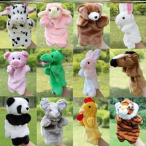 Small Rabbit Hands Puppet Theatre Puppets Glove Mouse Dolls Tiger Panda Children Hand Fingertips Toy Puppies