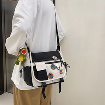 Mens Tide brand large capacity leisure travel bag backpack cross bag male Japanese ins female tide cool school bag college students