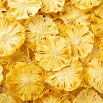 Pineapple slices 500g dried pineapple slices soaked in water. Pregnant women can drink dry bulk fruit tea 250g without adding candy.