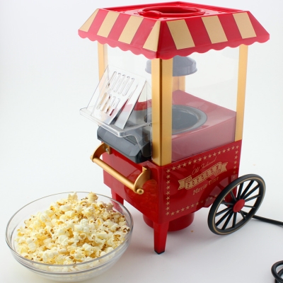 Large cart popcorn machine Household automatic childrens corn electric commercial bract machine Spherical