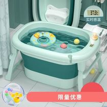 Bath tub Newborn bath tub Bath tub Baby child Baby tub Large can be folded Bath tub Swimming tub supplies