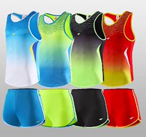 Track and field suits for men and women Middle School students training sportswear competition uniforms for high school entrance examination vest marathon running clothes