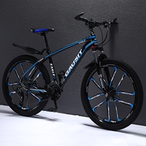 Giant slalom Cool giant aluminum alloy mountain bike adult male and female student variable speed bike