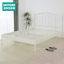 NITORI Home Furniture Modern minimal iron net red in metal large double iron bed Luphi 2