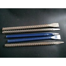Hydropower drill hand-pointed chisel hexagon head flat chisel installation chisel thickening size punching electric pick widening