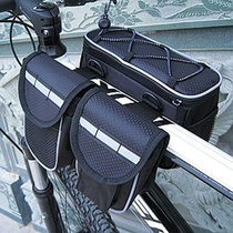Bicycle bag cycling bag riding bag four-in-one bicycle front bag pipe bag upper pipe bag saddle bag front beam bag
