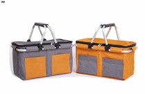 () Foreign trade export European and American Oxford cloth shopping basket picnic bag storage bag shopping cart