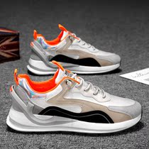 Huili 2021 Autumn Mens Shoes Thin Breathable Joker Mens Sports Leisure Ice Silk Papa Gump Vintage trendy shoes