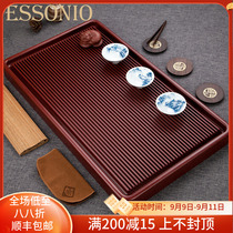ESSONIO red Bakelite tea tray German household small drainage electric Bakelite tea table large simple Tea Sea