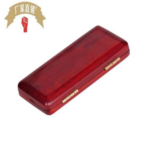 Wooden box box whistle 2 oboes Maple black instrument Solid wood whistle Walnut wood