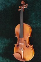 Used violin handmade 4 4 European single board solid wood tiger pattern