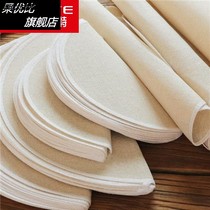 Household cotton non-stick steamed cage cloth steamed pot cloth round small steamed cloth steamed buns Steamed Bun buns mat filter yarn