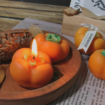 Tibetan light hand made a good persimmon into a double Persimmon scented candle indoor fragrance handmade creative birthday companion gift