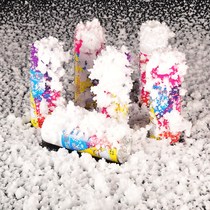 Christmas tree festival artificial snowflake spray Ribbon Silk spray belt spray snow spray snow spray snow spray can paint foam spray