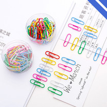 Multifunctional paper clip box creative color hipster students with bookmarks cute office classification paper clip