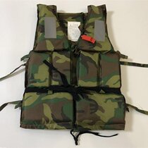 Professional Marine G adult thickened double-sided camouflage life jacket rafting foam fishing childrens vest swimming life