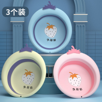 3 sets of folding washbasins for childrens newborn baby three-piece baby supplies butt small basin