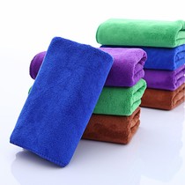 Manufacturer dry hair towel wholesale thickened mill wool fibre towel rubbing towels 400g m2 car wash towel 35 * 75