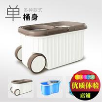 Mop bucket can be drained single sold thickened large rotating mop hand pressure-free washing bucket household pulley