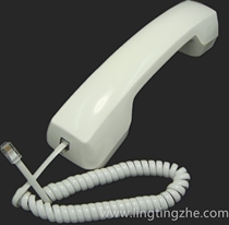 Ordinary telephone microphone handle with curved landline phone handset handset handle