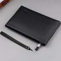 High Texture Handbag Man Genuine Leather New Men Business Bull Leather Hand Grab Bag Letter Enveloping Hand Grab Bag Tide Card Mini Casual