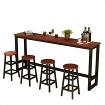 Simple modern Wall bar table home living room small bar table long table narrow table high table coffee milk tea table