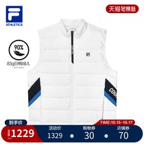 FILA ATHLETICS Philo official mens down vest 2021 Winter new casual down vest