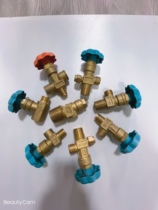 Oxygen hydrogen acetylene bottle valve stop valve 40L steel bottle valve