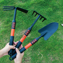 Gardening shovel raising flowers and digging outdoor practical three-piece set of vegetables planting tools digging wild vegetables set to catch the sea