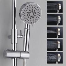 Foreign trade cross-border engineering Bathroom accessories Hotel bathroom five-function spray water-saving booster hand-held shower head