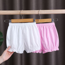 (2 fitting) Baby pure cotton bread shorts Xia thin section 1 girl outside wearing 50% pants male baby large pp shorts