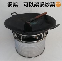 Burning wood housewarming outdoor stainless steel wood stove heating folding picnic fierce fire portable stove round picnic beautiful