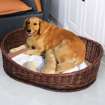 犬小屋ペット上下床実木ペット窩泰迪床猫床金毛犬床熊木床より小