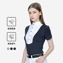 571 Italy St Denis anti-UV SPF50 quick-drying perspiration breathable equestrian riding short-sleeved shirt