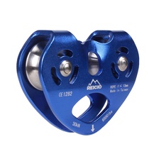 Cable pulley crossing rope steel cable rope double pulley ropeway pulley block lifting high-altitude transportation equipment
